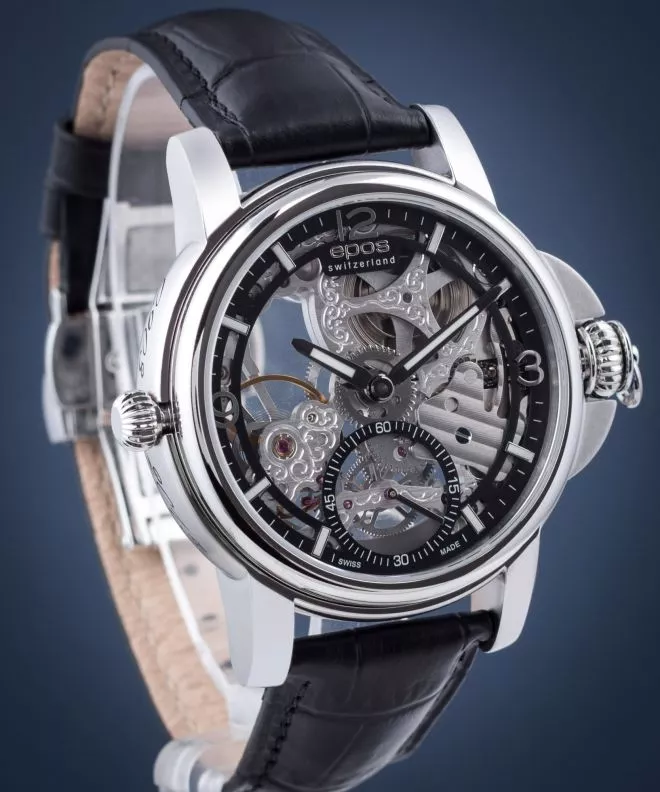 Zegarek męski Epos Oeuvre d'Art Skeleton Limited Edition 3429.195.20.55.25