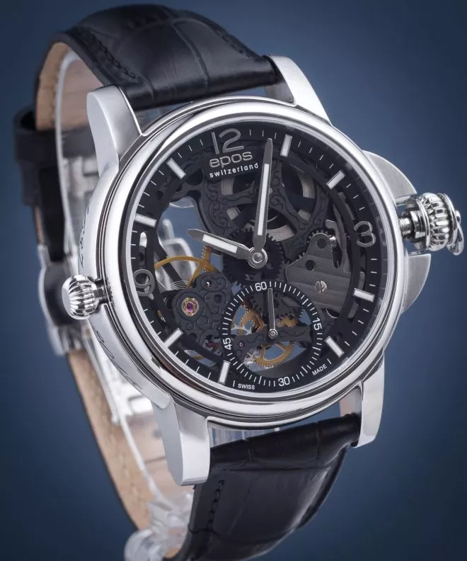 Zegarek męski Epos Oeuvre d'Art Skeleton Limited Edition 3429.199.20.55.25