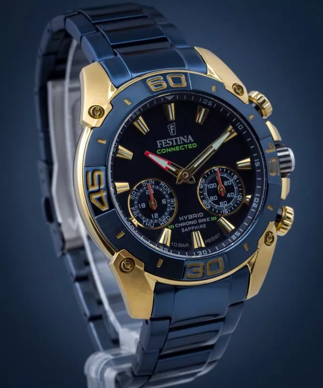 Zegarek męski Festina Connected Hybrid Smartwatch Chrono Bike F20547/1
