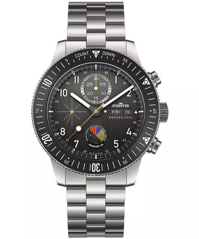 Zegarek męski Fortis Novonaut N-42 Amadee 24 Chronograph Automatic Limited Edition F2040016