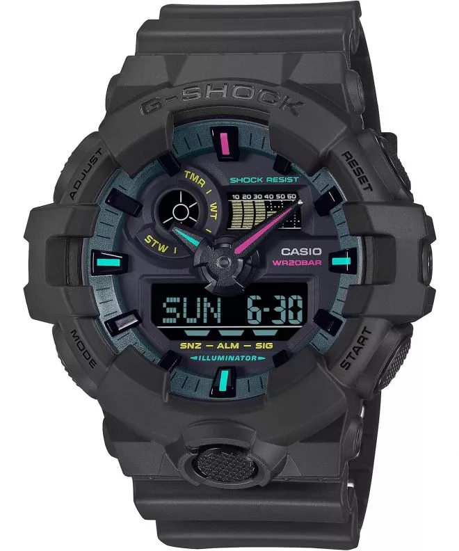 Zegarek męski Casio G-SHOCK Classic Multi Fluorescent Accents GA-700MF-1AER