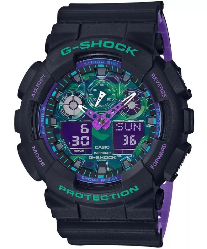 Zegarek Casio G-SHOCK Original 90s Color Accent  GA-100BL-1AER