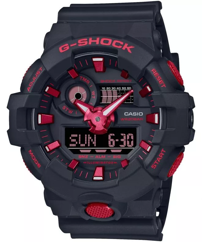 Zegarek męski Casio G-SHOCK Original Ignite Red GA-700BNR-1AER