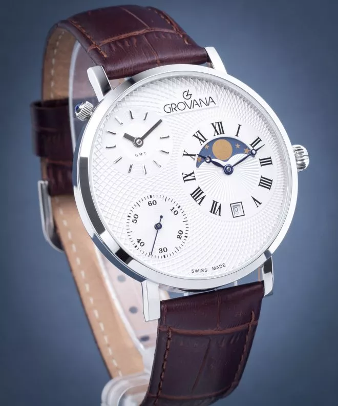 Zegarek męski Grovana Traditional Moonphase GV1711.1532
