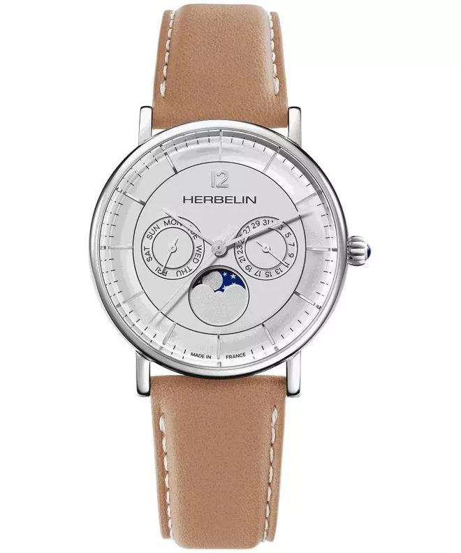 Zegarek męski Herbelin Inspiration Phase de Lune 12747AP12 (12747/AP12)