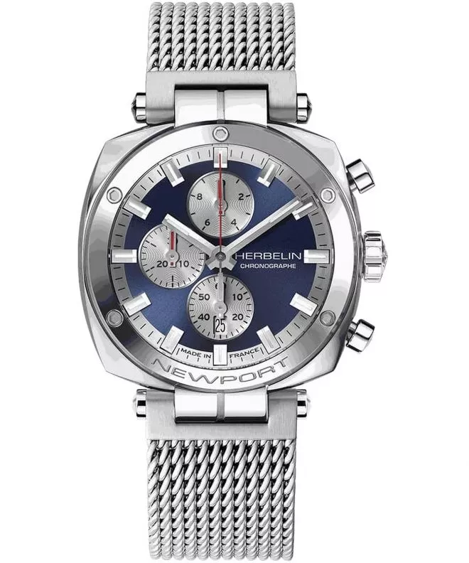Zegarek męski Herbelin Newport Héritage Chronographe 35664AP25B (35664/AP25B)