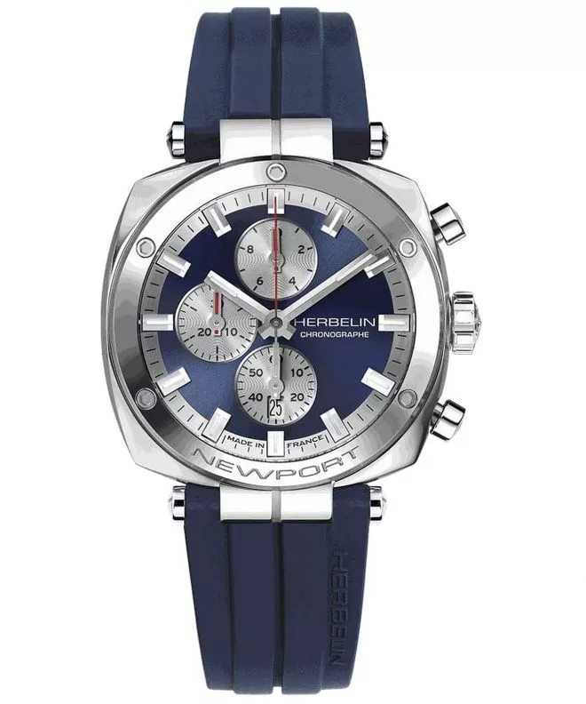 Zegarek męski Herbelin Newport Héritage Chronographe 35664AP25CB (35664/AP25CB)