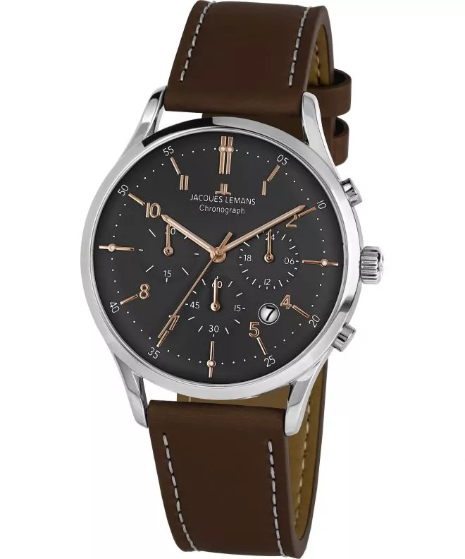 Zegarek męski Jacques Lemans Retro Classic Chronograph 1-2068O