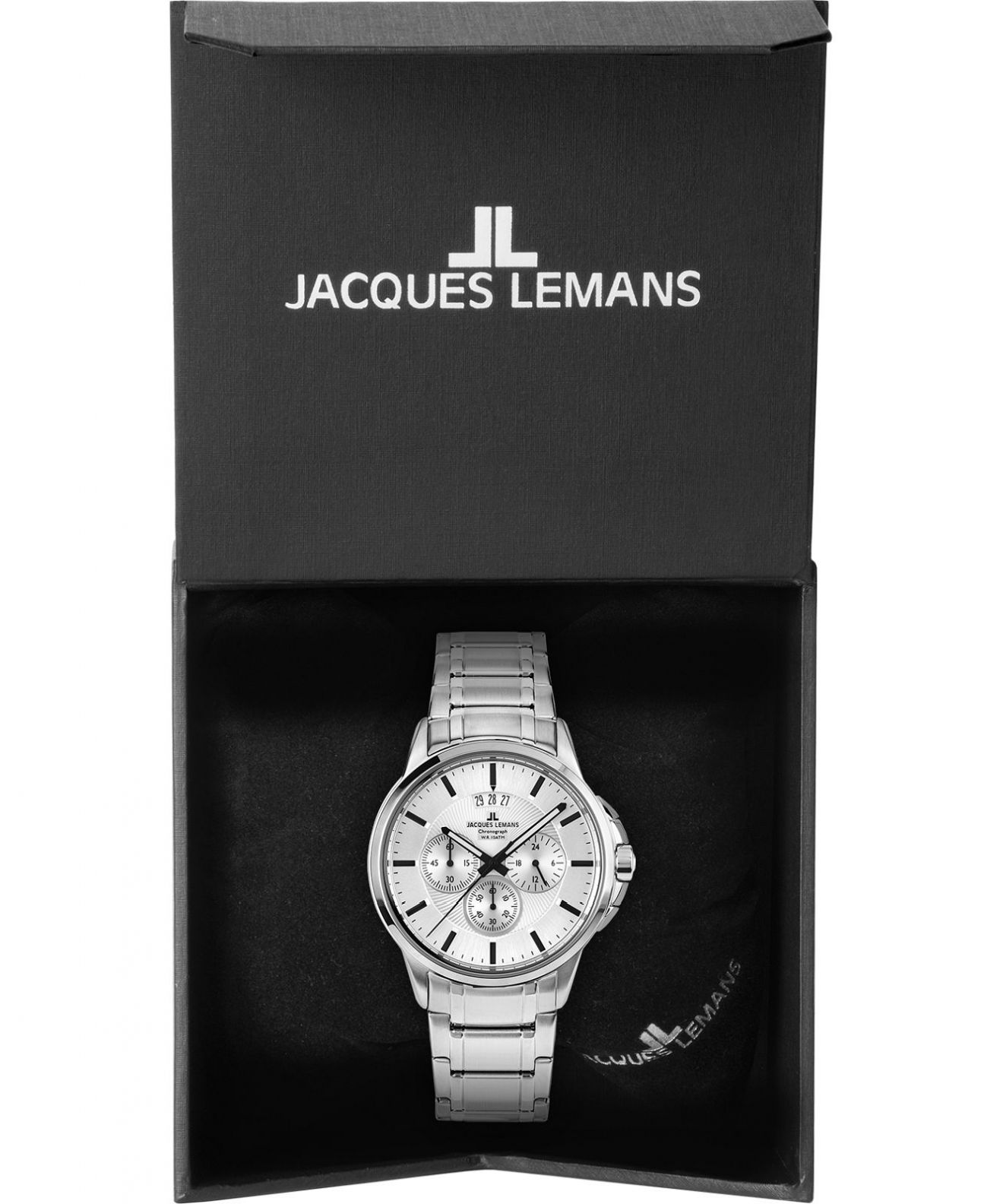 Reloj Jacques Lemans 1-1540h Sydney-café Marrón Café Blanco | Meses sin