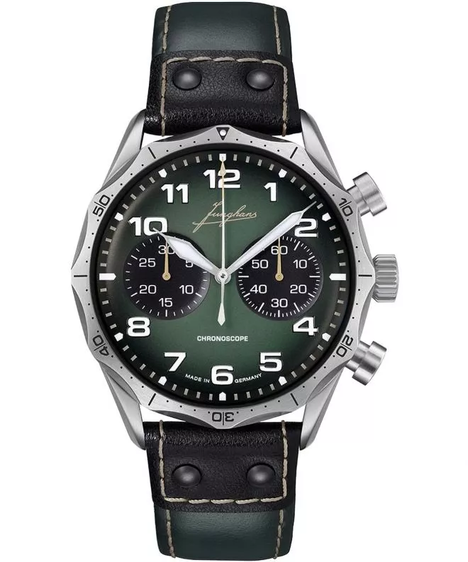 Zegarek męski Junghans Pilot Chronoscope 027/3492.00