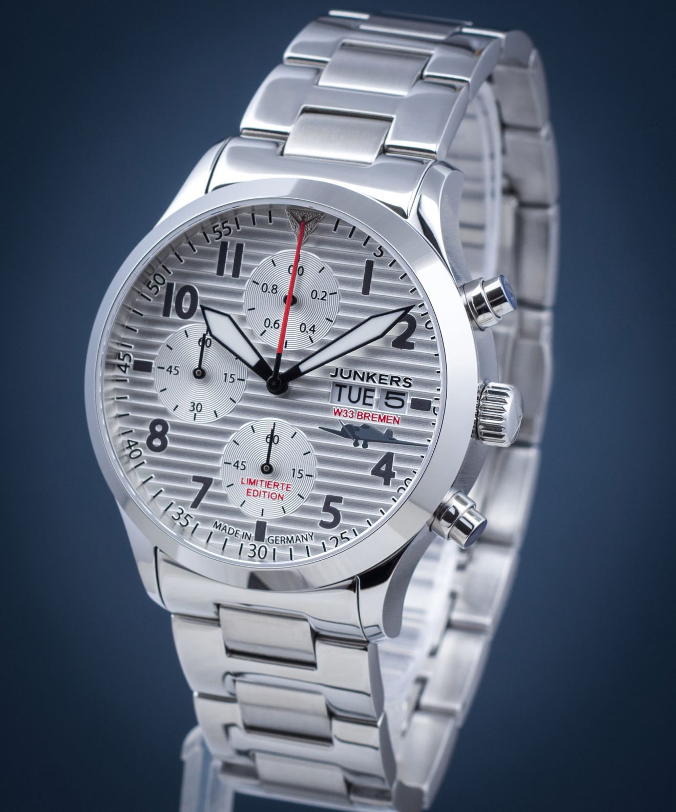 Junkers W33 Limited Editon 9.14.02.03 Cronografo uomo Produzione strettamente limitata