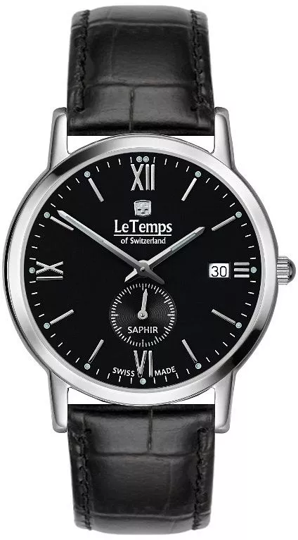 Zegarek męski Le Temps Flat Elegance 					 LT1087.12BL01