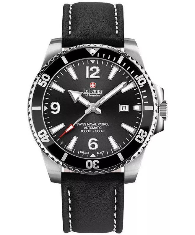 Zegarek męski Le Temps Swiss Naval Patrol Automatic LT1045.01BL11