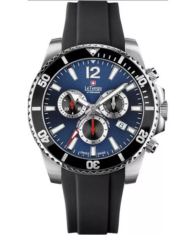 Zegarek męski Le Temps Swiss Naval Patrol Chronograph LT1044.13BR01