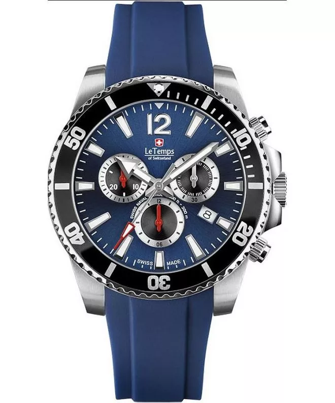 Zegarek męski Le Temps Swiss Naval Patrol Chronograph LT1044.13BR03