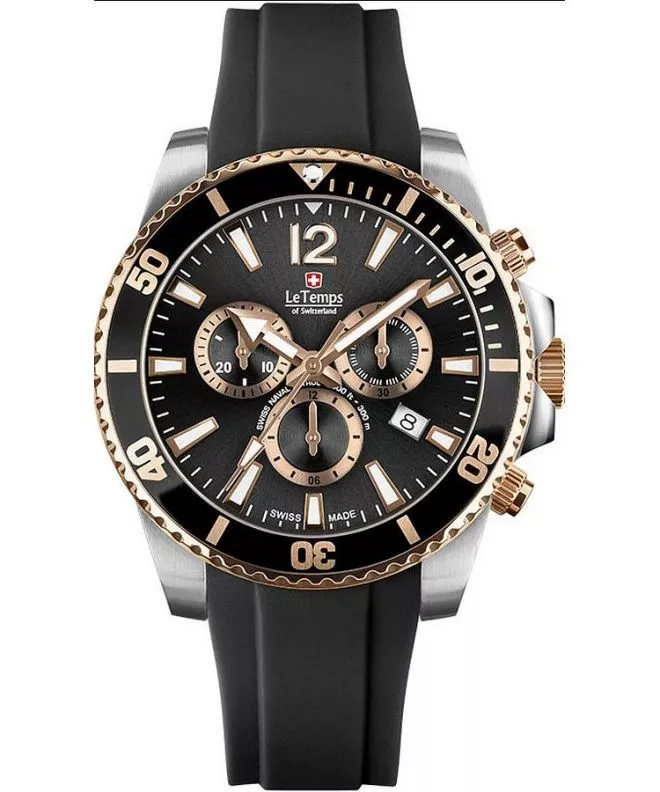 Zegarek męski Le Temps Swiss Naval Patrol Chronograph LT1044.45BR01