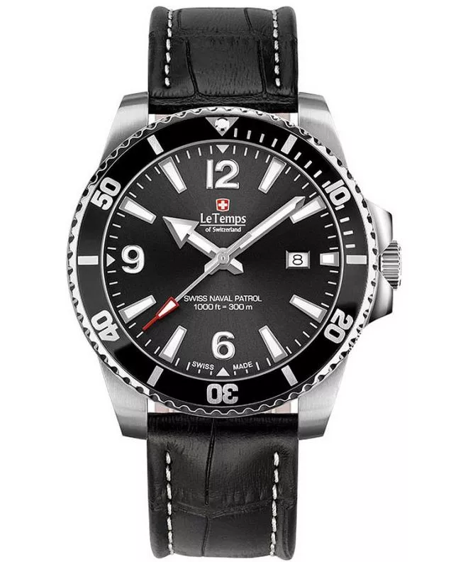 Zegarek męski Le Temps Swiss Naval Patrol LT1043.01BL01