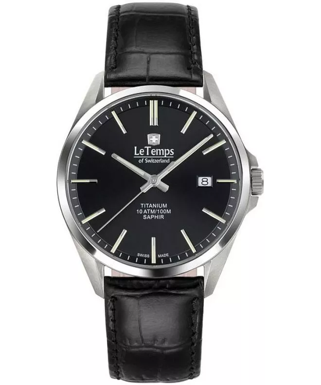 Zegarek męski Le Temps Titanium LT1025.12BL81