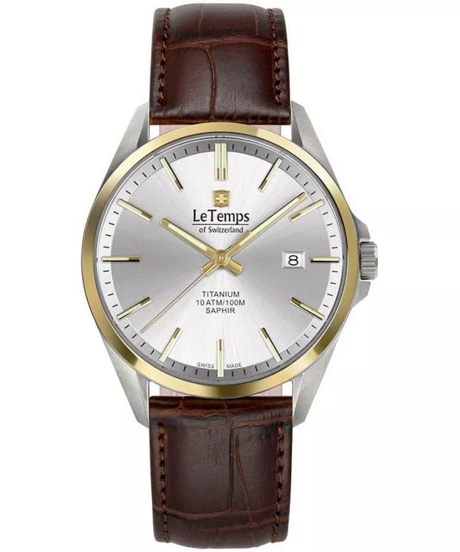 Zegarek męski Le Temps Titanium LT1025.64BL82