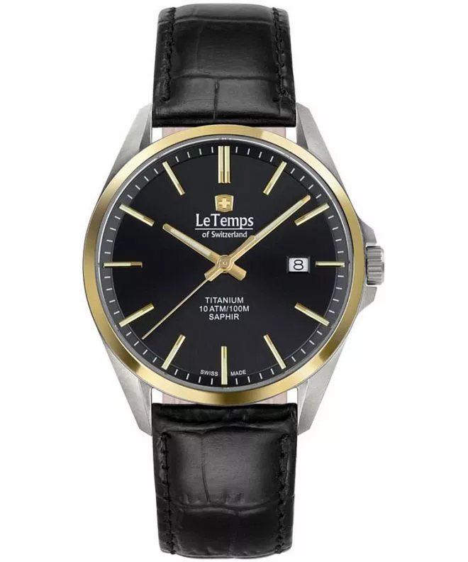 Zegarek męski Le Temps Titanium LT1025.65BL81