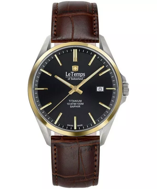 Zegarek męski Le Temps Titanium LT1025.65BL82