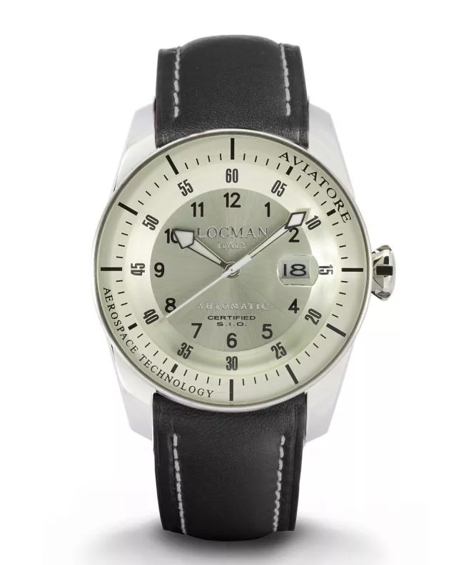 Zegarek męski Locman Aviatore Automatic 0455V02-00AVIKSK