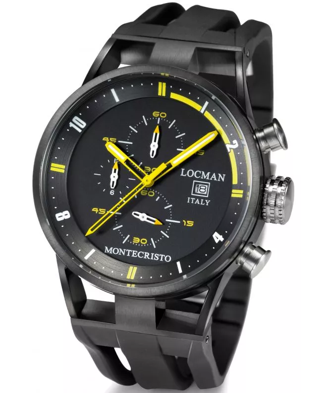 Zegarek męski Locman Montecristo Chronograph 0510BKBKFYL0GOK