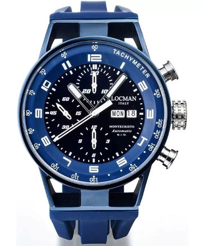 Zegarek męski Locman Montecristo 516 Automatic Chronograph 					 0516B02S-BLBLWHSB
