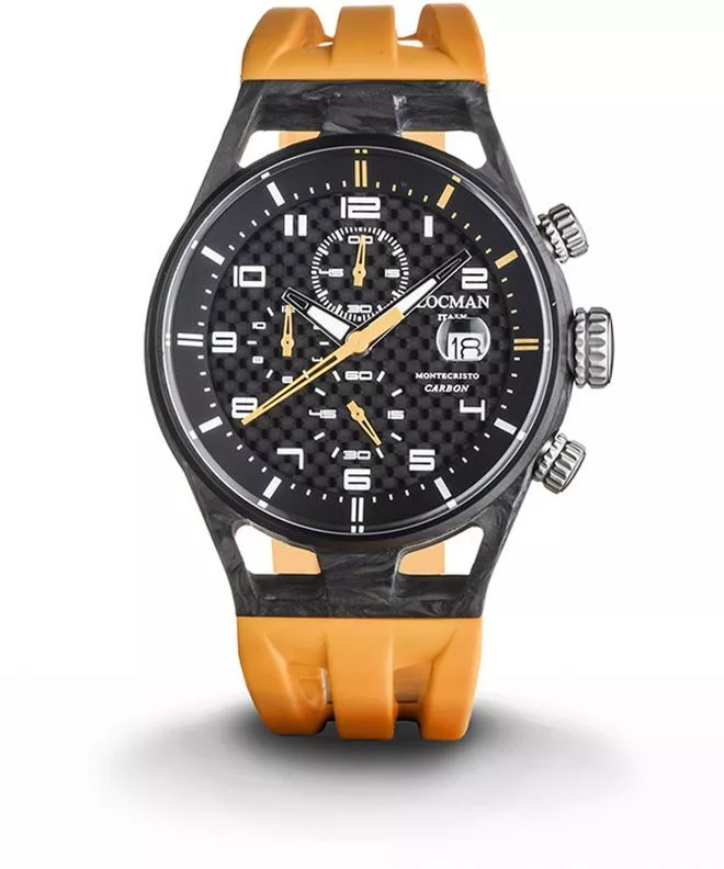Zegarek męski Locman Montecristo Carbon Chronograph 0545C09S-COCBWHSO