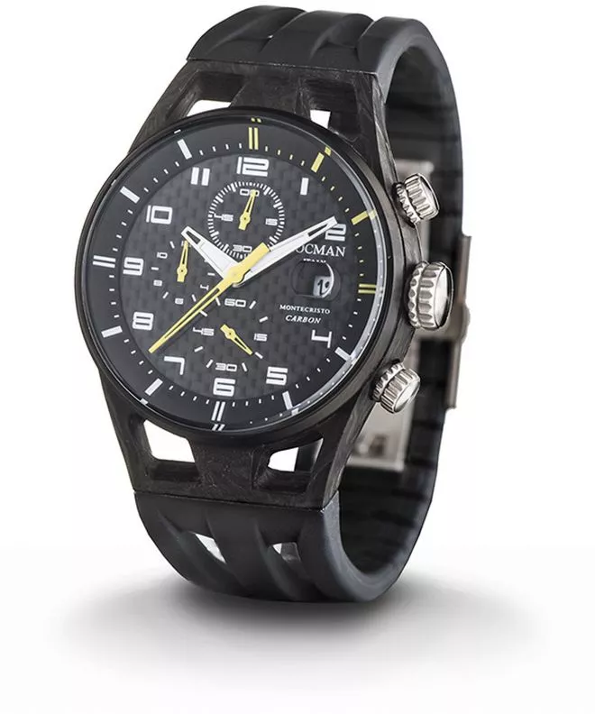Zegarek męski Locman Montecristo Carbon Chronograph 0545C09S-CYCBWHSK