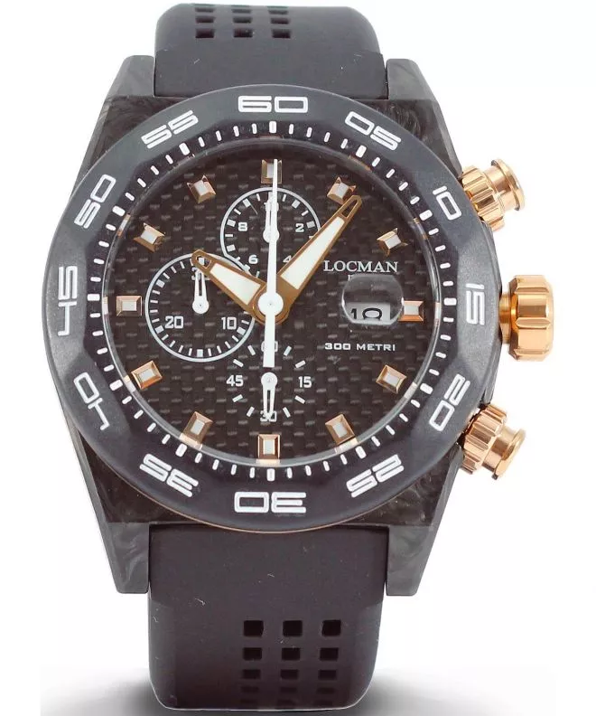 Zegarek męski Locman Stealth Chronograph 0218C09R-CWCBRGS2K