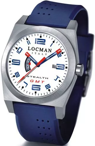 Zegarek męski Locman Stealth GMT 020000WHFBLRGOB
