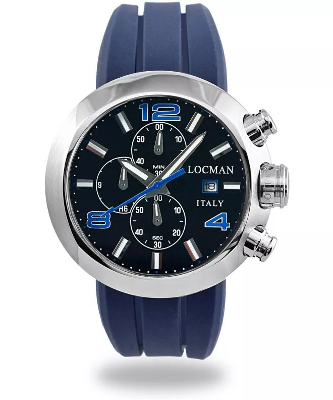 Zegarek męski Locman Tondo Chronograph 042000BKNBL0SIB-B-K