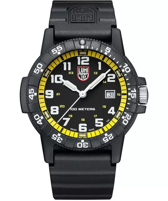 Luminox Leatherback Sea Turtle Giant – Orologio Uomo Quarzo 44mm, Cassa Acciaio E Cinturino Nylon, XS.0337