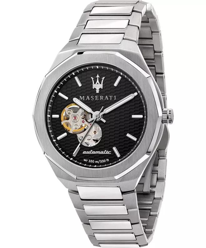 Zegarek męski Maserati Stile Open Heart Automatic R8823142002