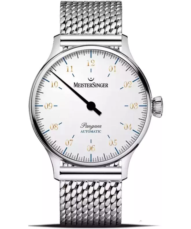 Zegarek męski MeisterSinger Pangaea White Automatic PM9901G_MIL20