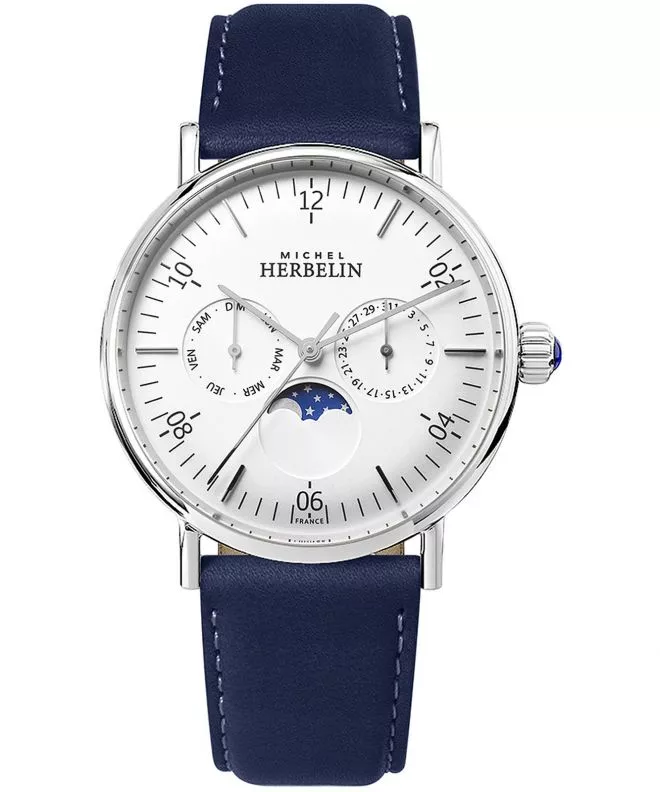 Zegarek męski Herbelin Inspiration Moon Phase 12747/AP11BL