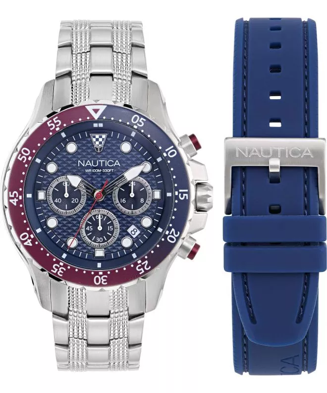 Zegarek męski Nautica Sporty Chronograph SET NAPNSF407