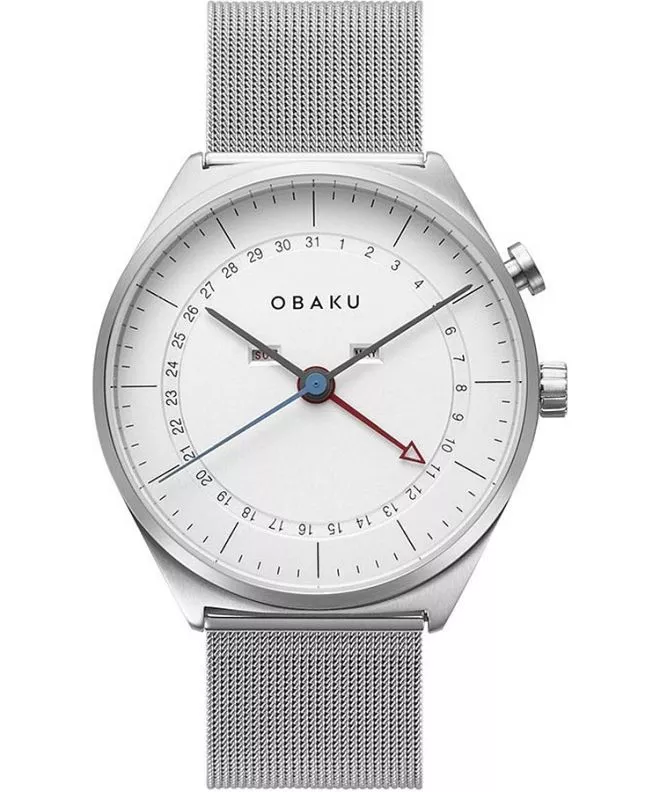 Zegarek męski Obaku Dato Steel 					 V242GMCIMC