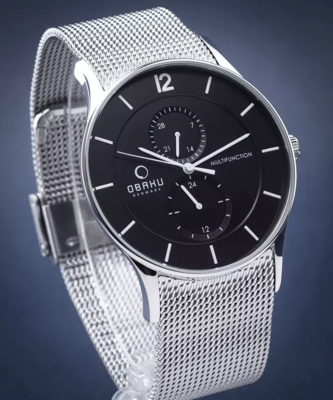 Zegarek męski Obaku Multifunction V157GMCBMC