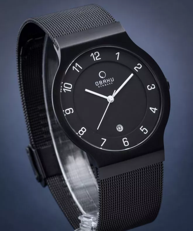 Zegarek męski Obaku Ultra Slim V133GBBMB1