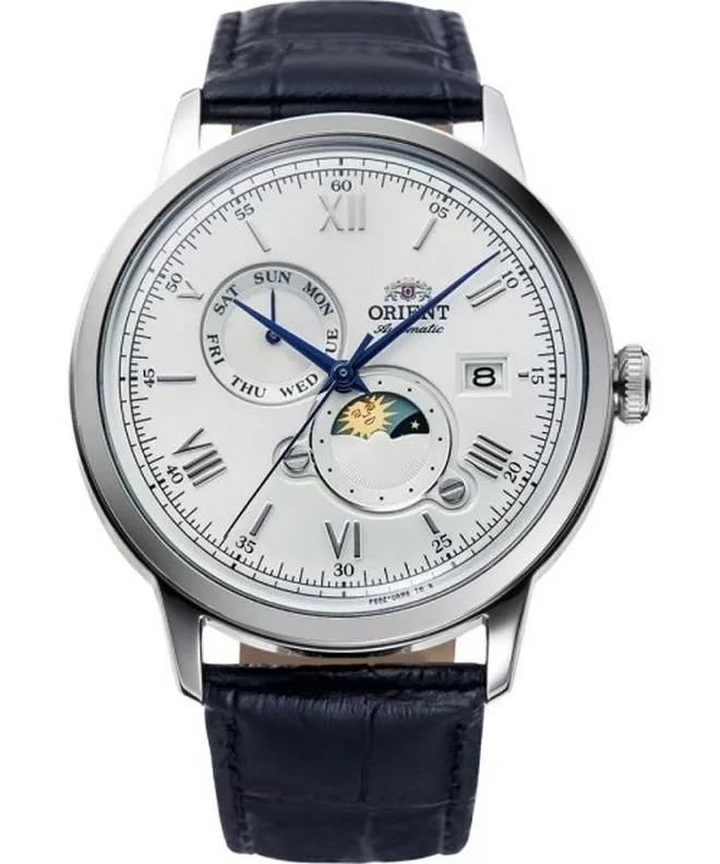 Zegarek męski Orient Bambino Sun & Moon Automatic RA-AK0802S30B