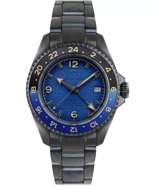 Zegarek męski Out Of Order Blue Trecento Swiss Automatic GMT OOO.001-24.BL