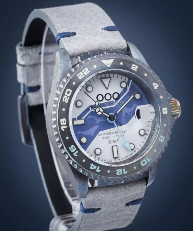 Zegarek męski Out Of Order Swiss GMT Juneau OOO.001-19.JU