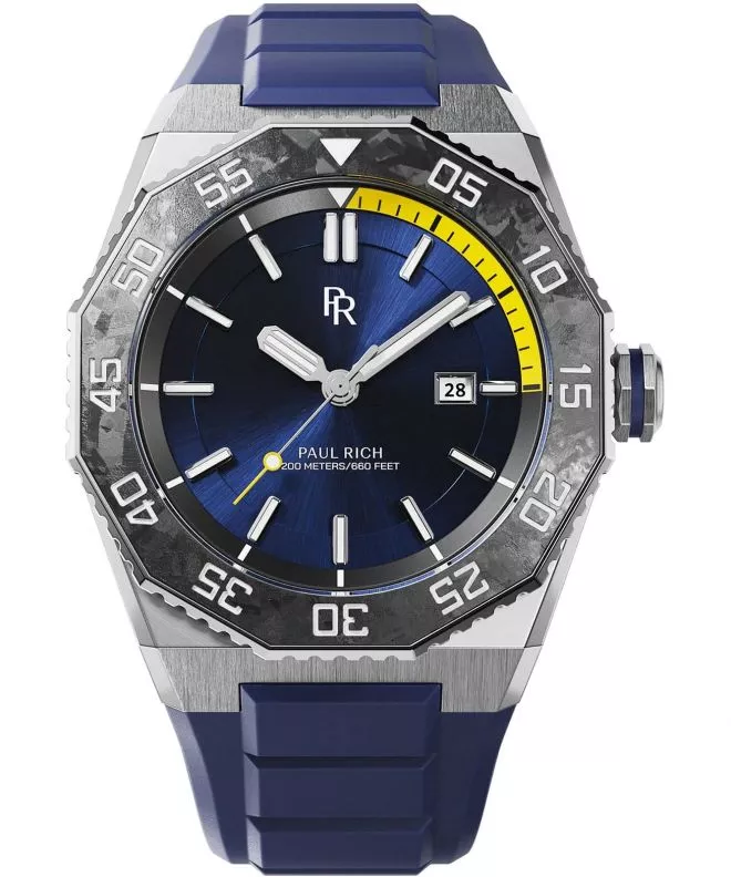 Zegarek męski Paul Rich Aquacarbon Pro Horizon Blue Sunburst 766236337272