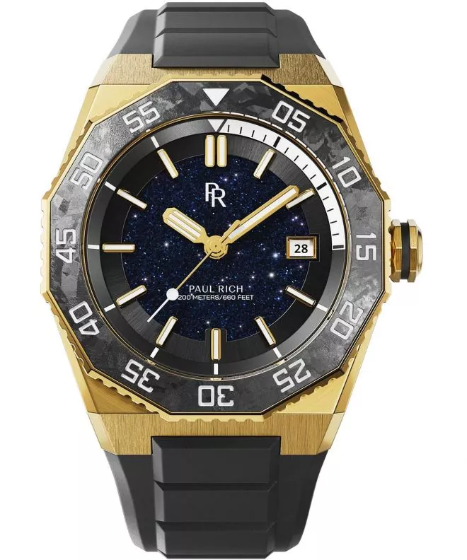 Zegarek męski Paul Rich Aquacarbon Pro Imperial Gold Aventurine 766236337418
