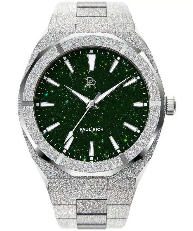 Zegarek męski Paul Rich Frosted Star Dust Green Silver 655469192355