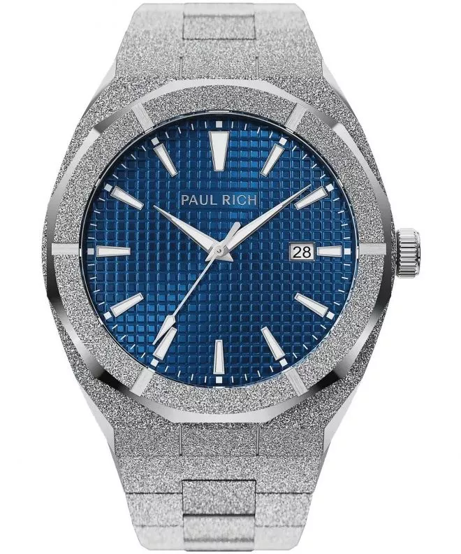 Zegarek męski Paul Rich Frosted Star Dust Indigo Waffle Silver 744553190626