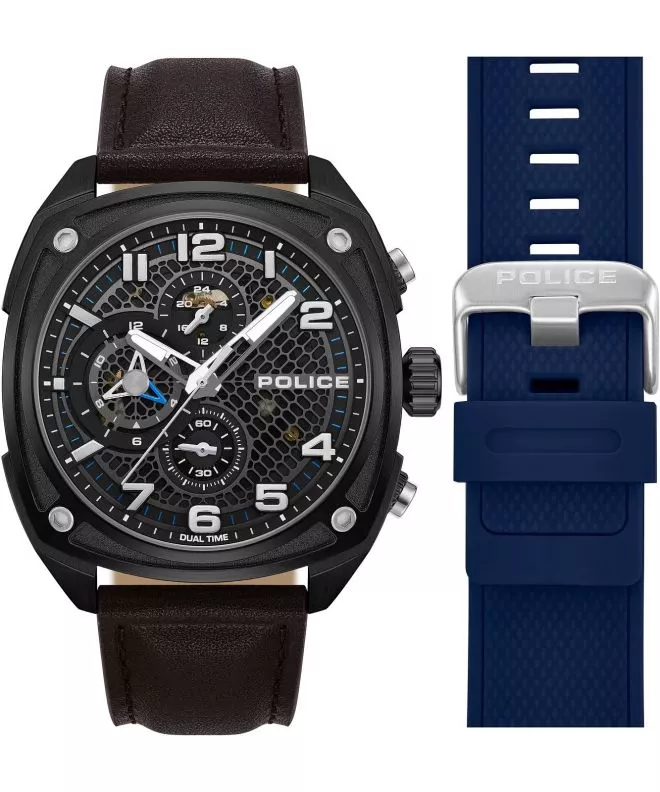 Zegarek męski Police Portland Dual Time SET PEWGF00814X2