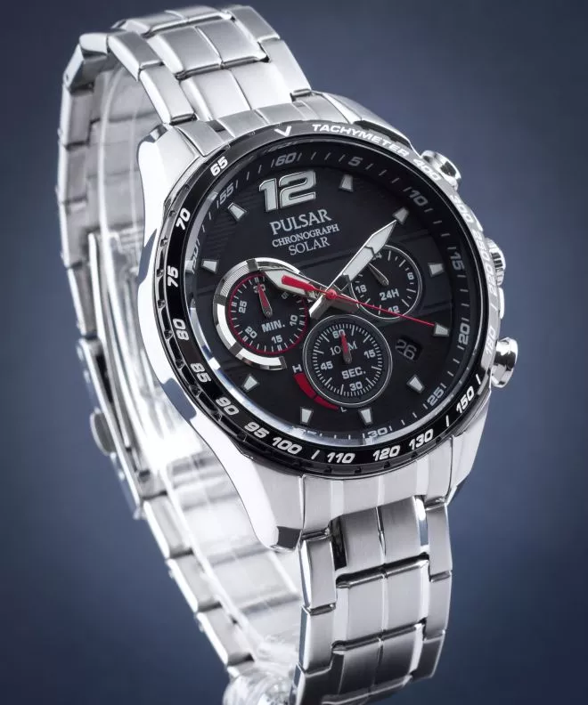 Zegarek męski Pulsar Accelerator Solar Chronograph PZ5019X1